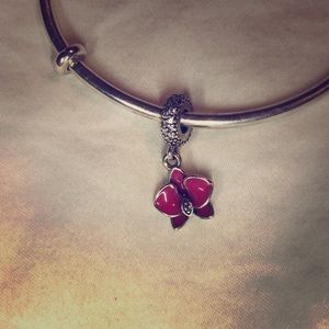 Pandora Orchid Charm